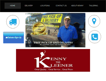 Tablet Screenshot of kennythekleener.com